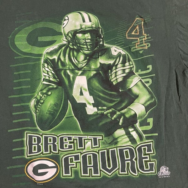 90s Brett Favre Green Bay Packers Football t-shirt Youth Large - The  Captains Vintage