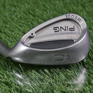 PING i WEDGE BLACK DOT U UTILITY 52* WEDGE W/ WEDGE FLEX STEEL SHAFT