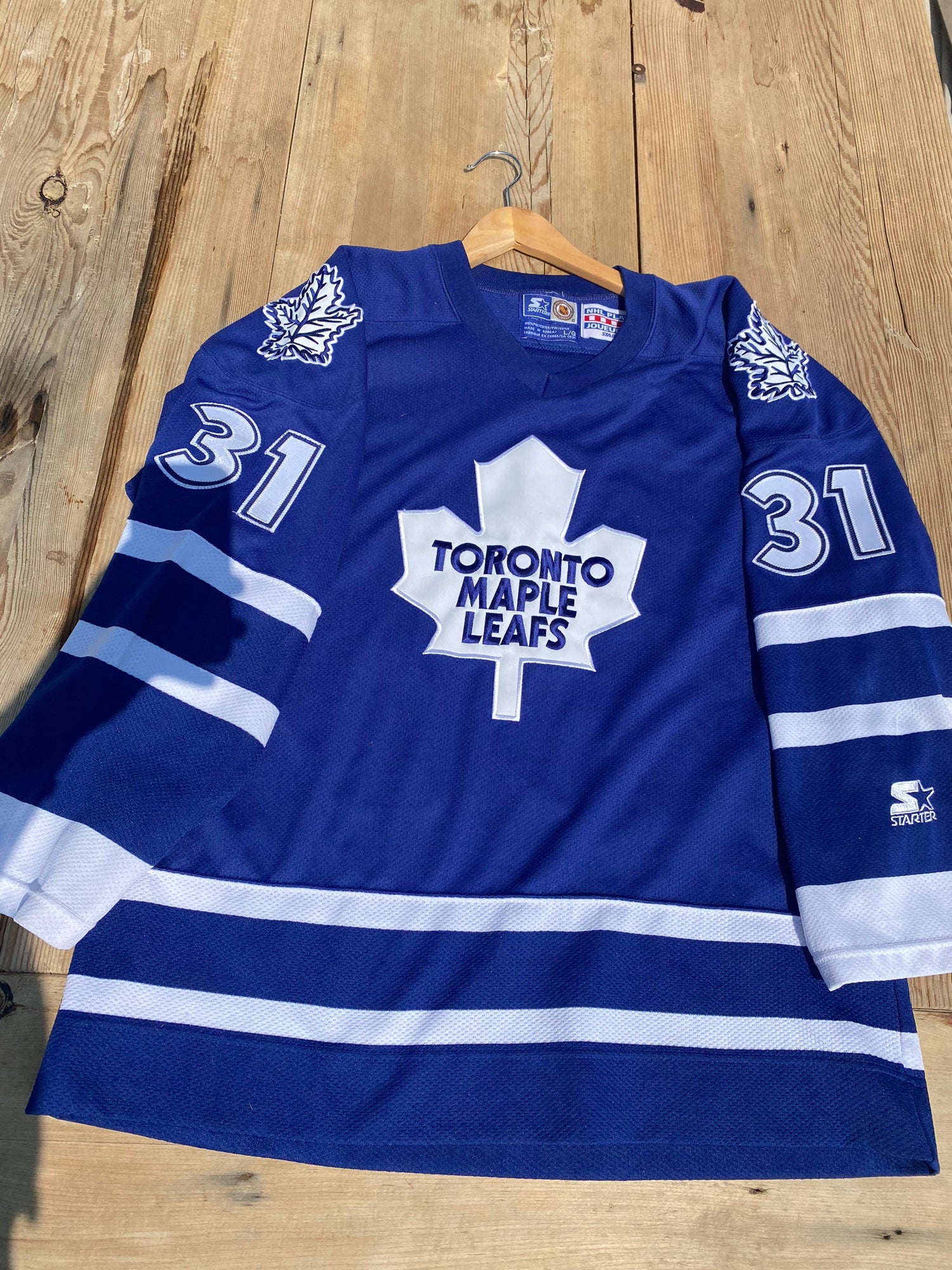 Toronto Maple Leafs Hockey Tank - S / Blue / Polyester
