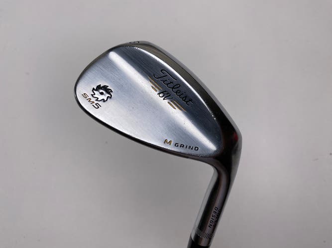 Titleist Vokey SM5 Tour Chrome 56* 10 Bounce M-Grind Wedge Steel Mens RH