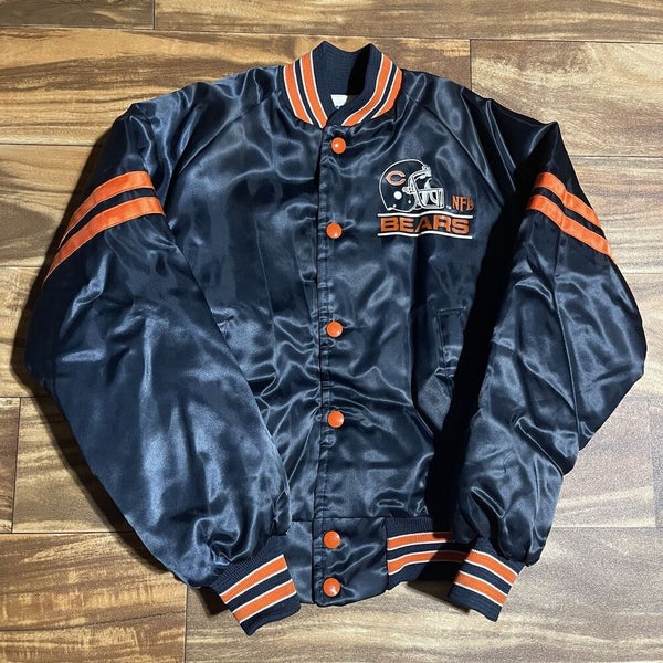 Rare Chicago Bears Pro Line Starter Leather Jacket (M) – Retro Windbreakers