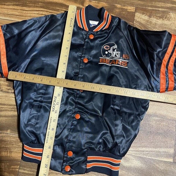 NFL Mens Vintage Chicago Bears Leather letterman jacket on sale 