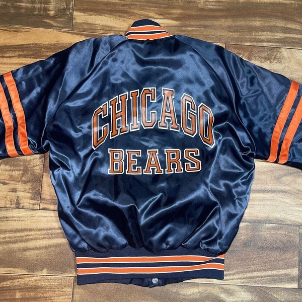 Vintage Chicago Bears Chalkline Satin Football Jacket, Size Youth XL, 18-20