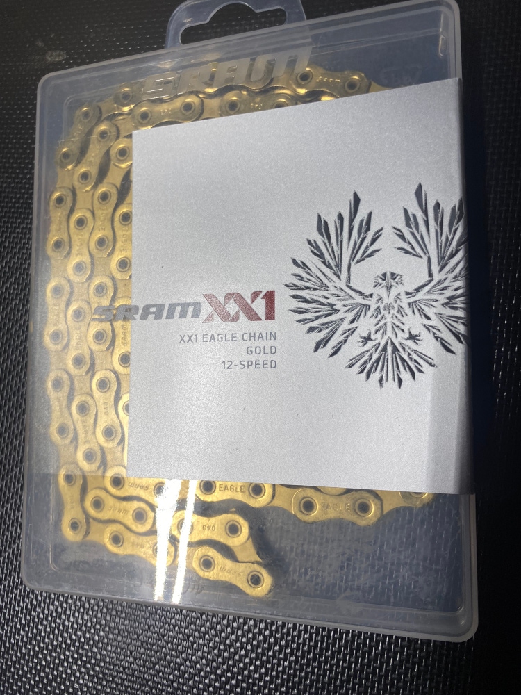 New SRAM XX1 Eagle Chain-Gold