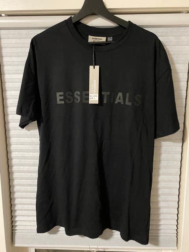 Black Fear of God Essentials Shirt