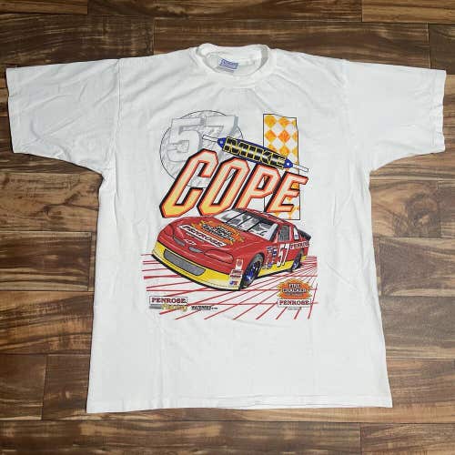 Vintage 1996 Mike Cope Nascar Penrose Racing Graphic T-Shirt RARE Size XL