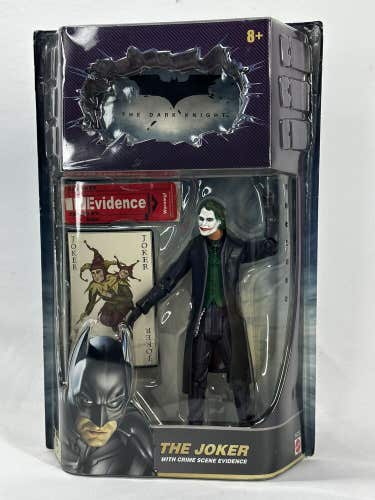 #491 The Dark Knight - The Joker With Crime Scene Evidence - Mattel (New) Figure