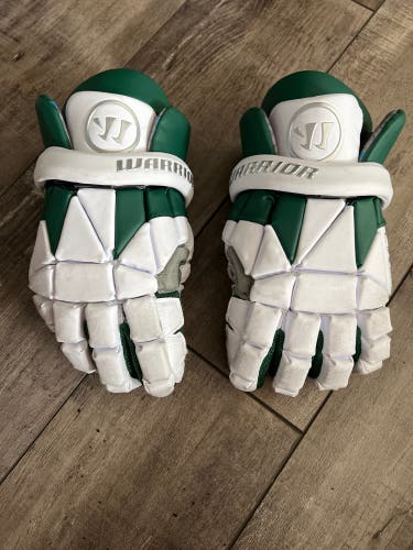 Used Player's Warrior Large Evo Lacrosse Gloves