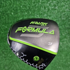 KRANK Golf Formula 5 9° Driver MET Fujikura Inertia Regular Flex RH 46.5" (+1")