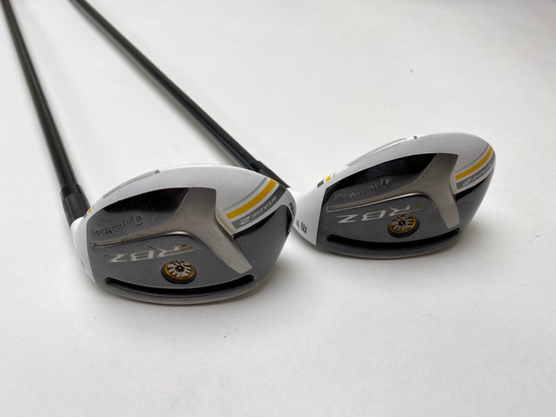 Taylormade RocketBallz Stage 2 3 & 5 Hybrid Set 19* 25* RocketFuel 65g Stiff RH