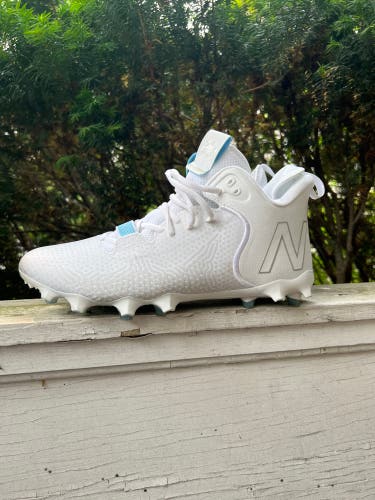 White Unisex Molded Cleats High Top Freeze