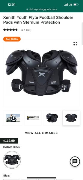 Xenith Youth Flyte Football Shoulder Pads