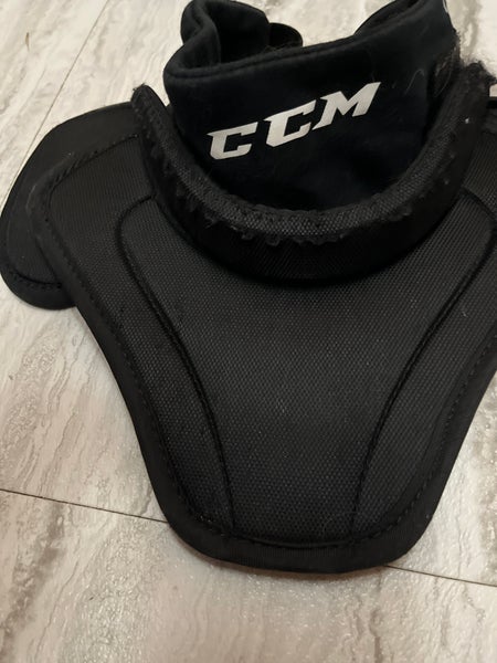 New CCM TCPRO Hockey Goalie Neck Guard Protector shirt Junior Jr Black  throat