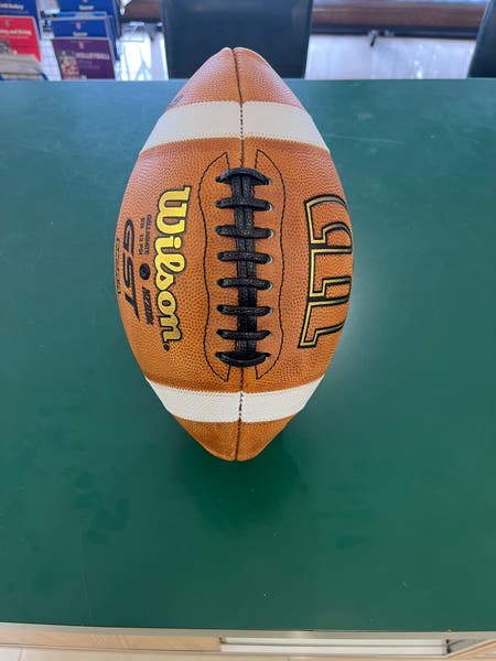 6 Each New Wilson GST Leather Football | SidelineSwap | Buy