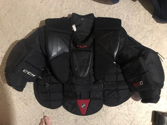 Used Large CCM AB500 Goalie Chest Protector