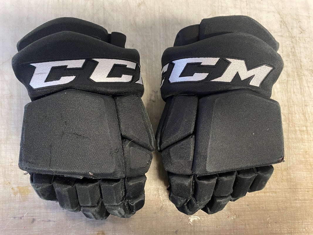 CCM HGTK Tacks Pro Stock Hockey Gloves 14" Black 4216