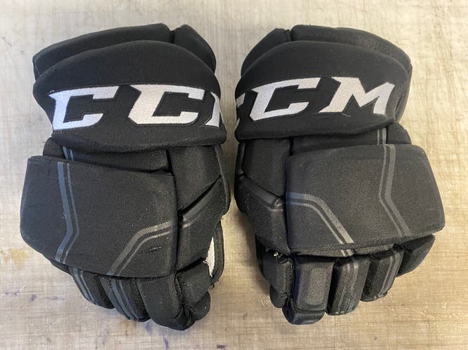 CCM HGQL QuickLite Pro Stock Hockey Gloves 14" Black 4212