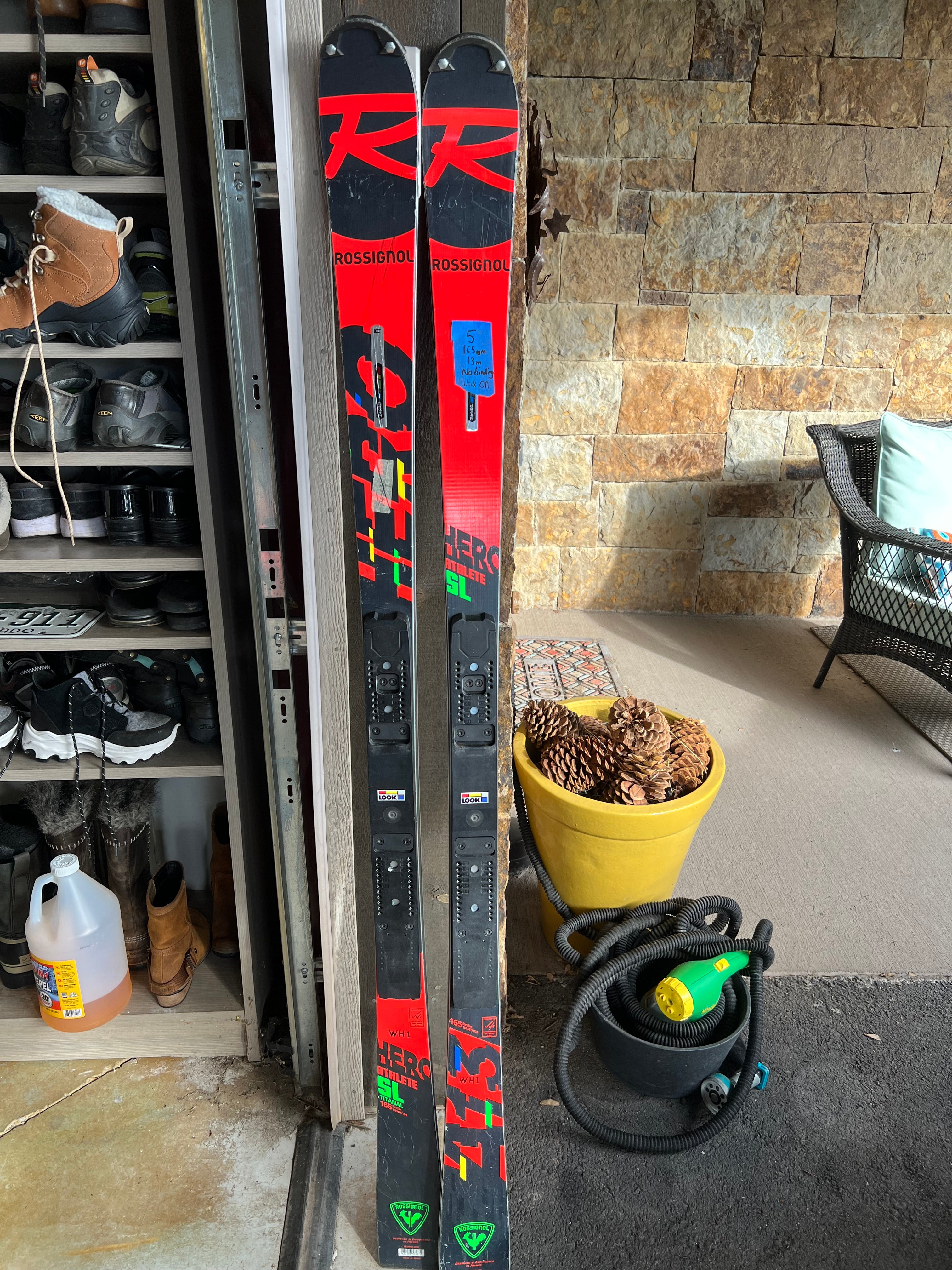 Used Men's 2021 Rossignol 165 cm Racing Hero FIS GS Pro Skis