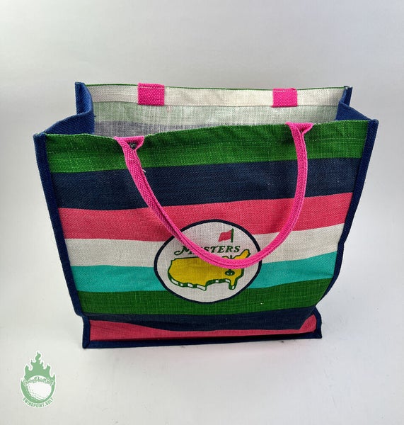 Rare Masters Striped Tote Bag from Augusta Ga