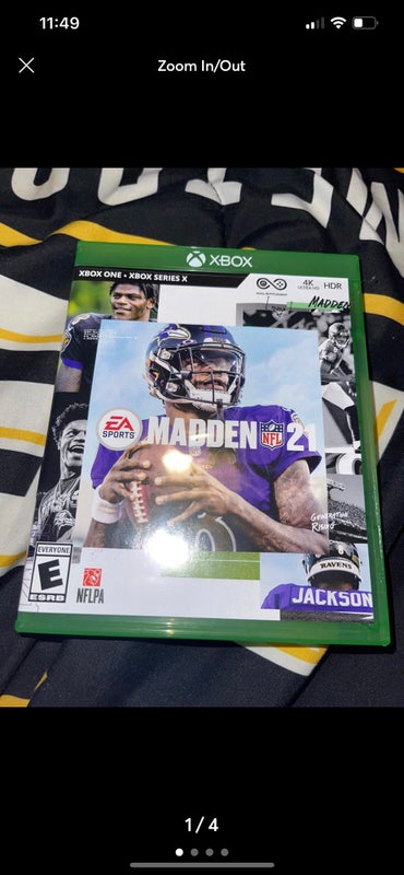 Official EA Sports Madden NFL 21 Like New Used Football Video Game Works Tested