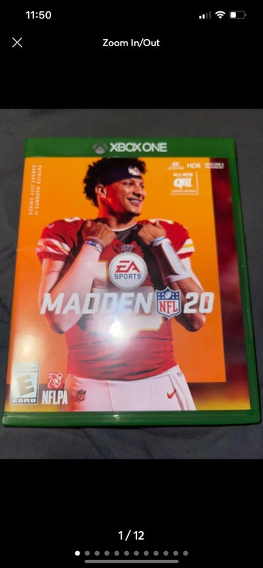 Official EA Sports Madden NFL 20 Football E Xbox One New Out Of Box Never Played