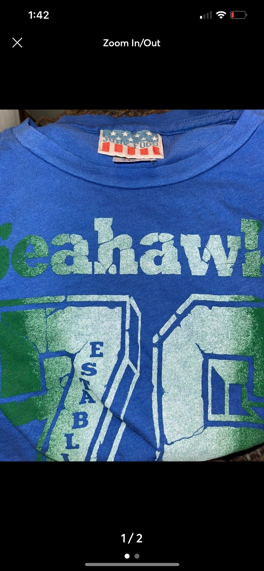 Official NFL Football Junk Food Seattle Seahawks Shirt Girls Small New No  Tags