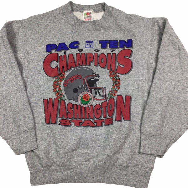 Vintage Washington State Cougars 1997 Pac-10 Champions Crewneck