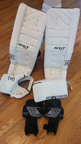 32" +1" Warrior Regular Ritual GT Goalie Full Set including knee pads