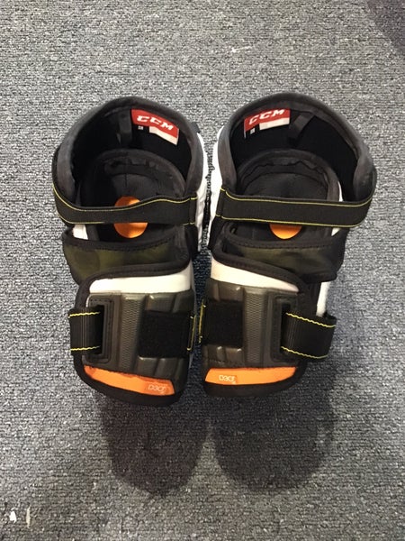 Used Pro Stock CCM Ultra Pro Elbow Pads Senior Medium #29 MacKinnon
