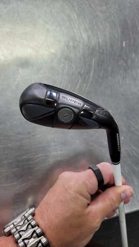 Used Adams Super Dhy 18 Degree 2 Hybrid Stiff Flex Graphite Shaft Hybrid Clubs