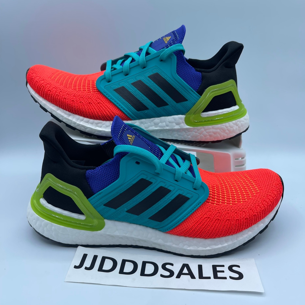 Adidas UltraBoost 20 What The Solar Red Running Shoes GV7164 Men’s Sz 7.5 NEW