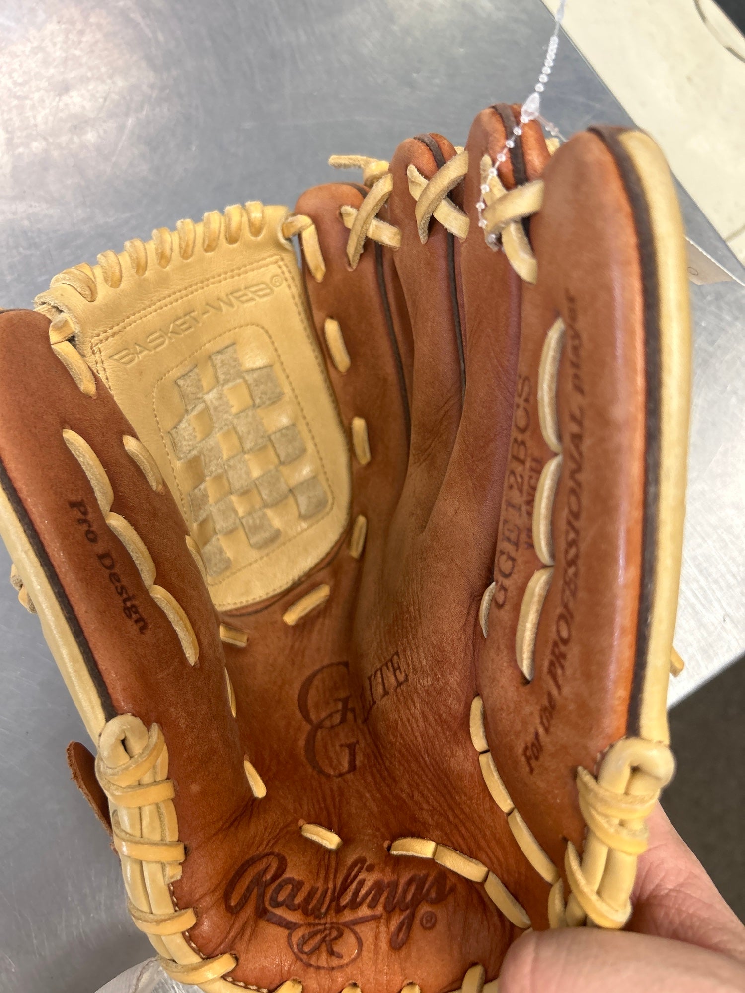 Kansas City Royals Rawlings Gold Leather Baseball