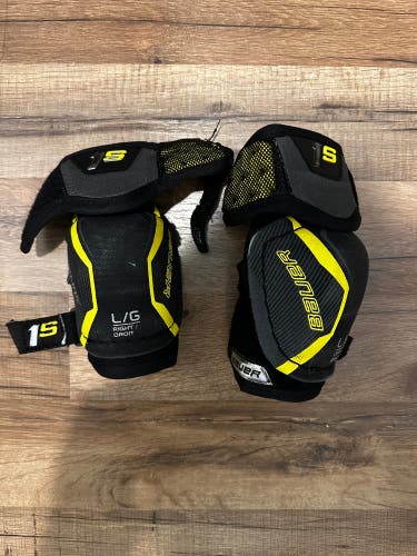 Used Large Bauer Supreme 1S Elbow Pads