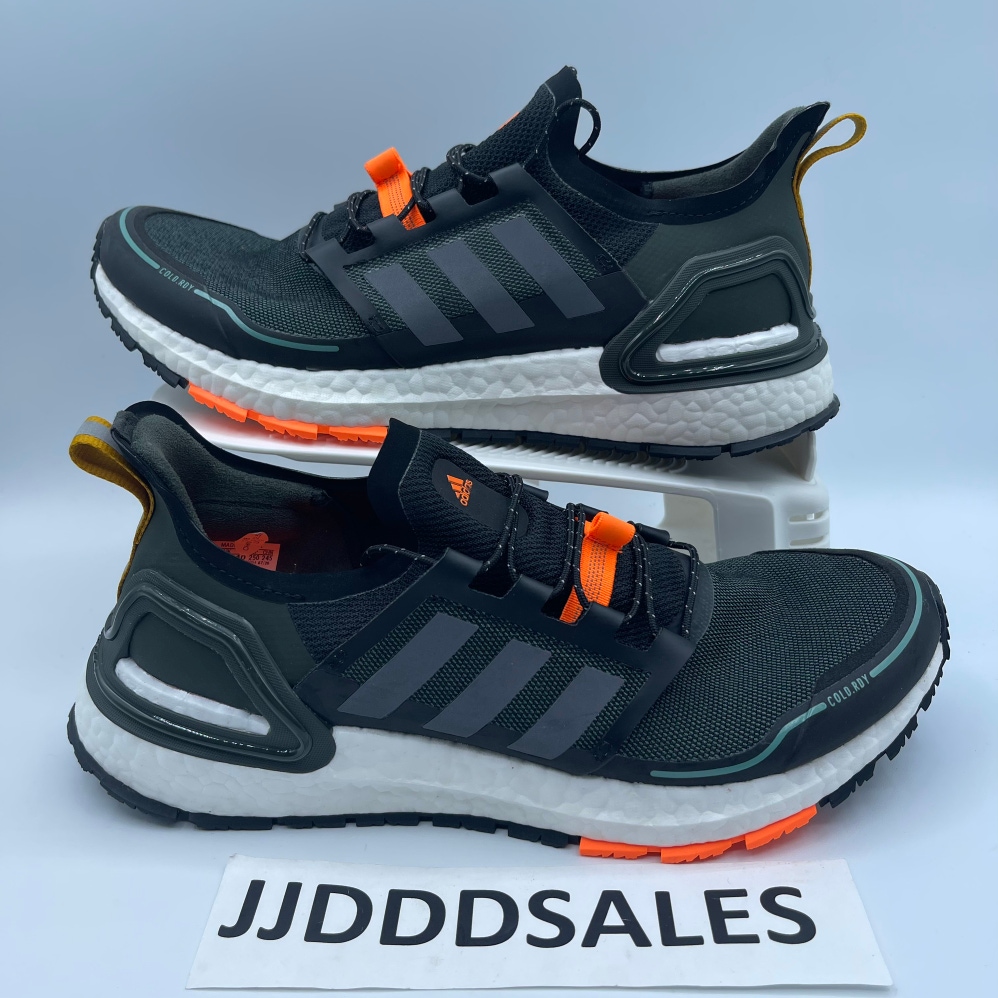 Adidas UltraBoost COLD.RDY Black Signal Orange Running Shoes EG9798 Men’s Sz 7 / Women’s Sz 8.5