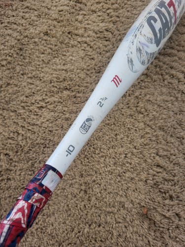 Used USSSA Certified 2017 Marucci Alloy CAT 7 Bat (-10) 19 oz 29"