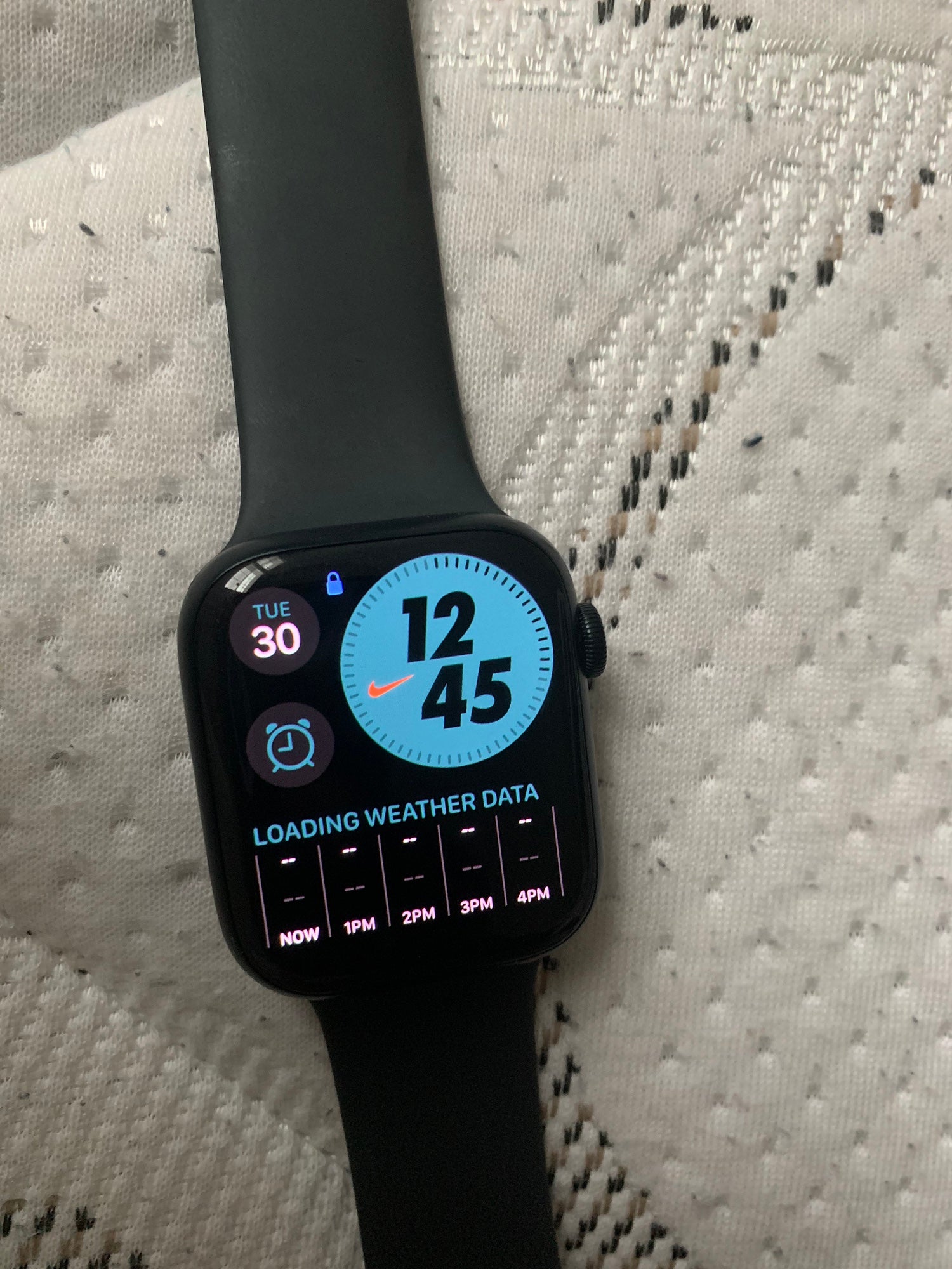 Apple Watch Series 7 mm Black Case with Black Band LTE +
