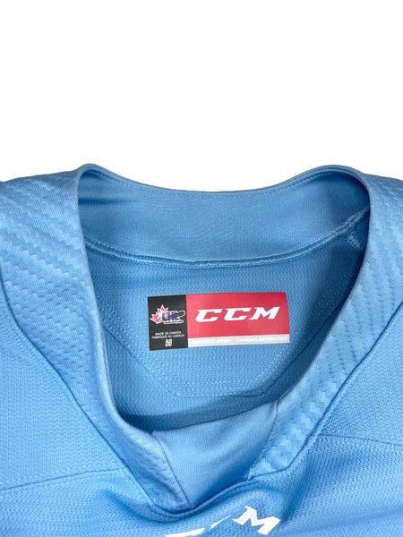 Arber Xhekaj OHL Kitchener Rangers Blue New Size 56 CCM QuickLite Jersey