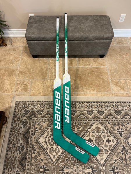 2 pack custom Bauer Hyperlite goalie sticks