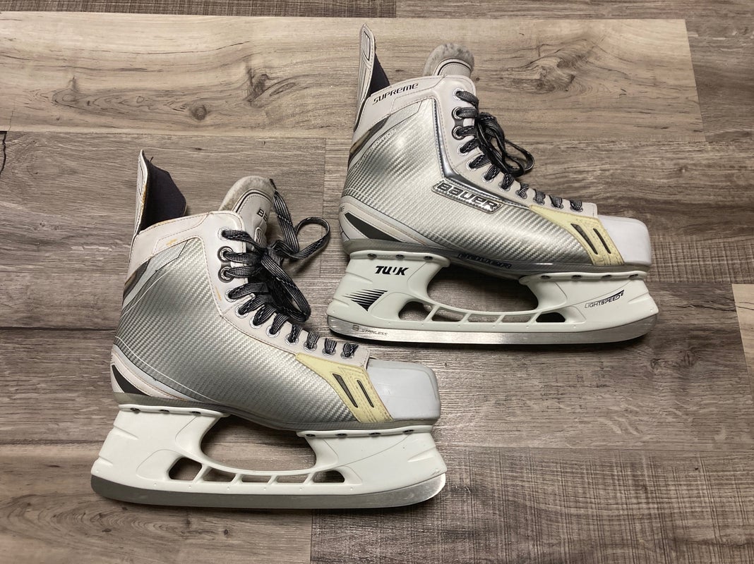Bauer Supreme “White Out” One.6 LE Limited Edition Size 12 Hockey Skates