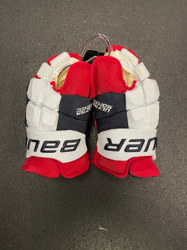 Bauer pro stock UltraSonic gloves Jets Heritage