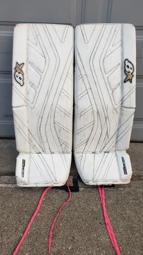 Used 33" Brian's GNETik 5.0 Goalie Leg Pads