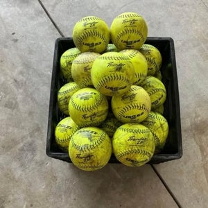 Used Mens Slowpitch softballs