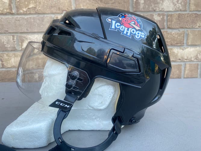 CCM Vector V08 Pro Stock Hockey Helmet Combo Small CCM Visor Black 8631