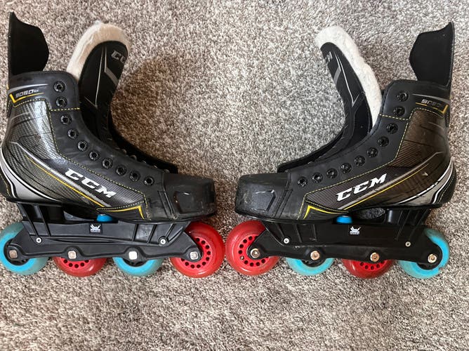 Used CCM Regular Width Size 8.5 Tacks 9060R With Marsblades