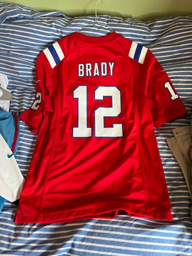Tom Brady Alternate Red New Medium Men's Nike Jersey