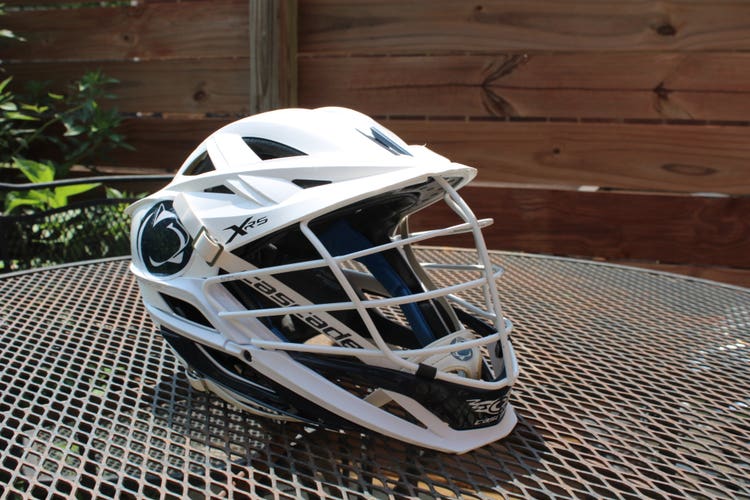 Penn State Lacrosse White Team Issued Cascade XRS Helmet