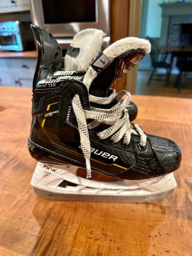 Used Bauer Regular Width Size 1 Supreme M5 Pro Hockey Skates