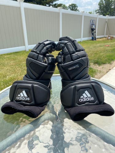 Used Player's Adidas 13" Freak Lacrosse Gloves