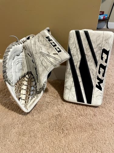 Used Regular CCM P2.5 Glove and CCMP3.5 Blocker