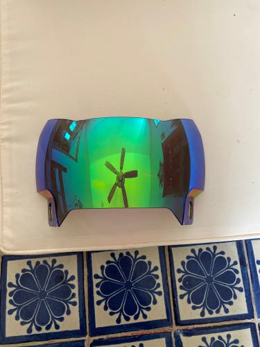 Used Shoc Football Visor “Northern Lights”